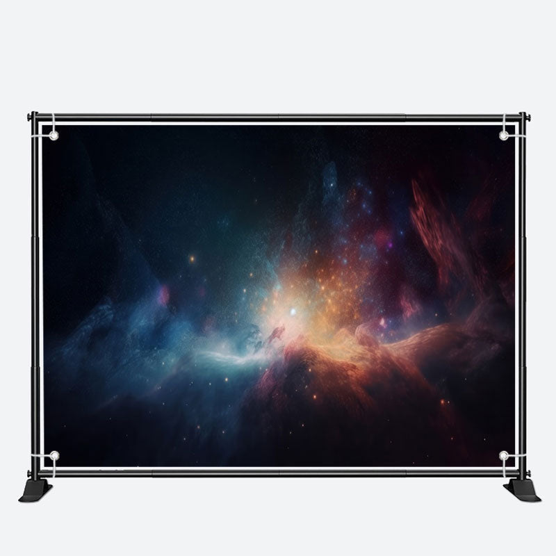 Aperturee - Mysterious Starry Galaxy Space Fine Art Backdrop