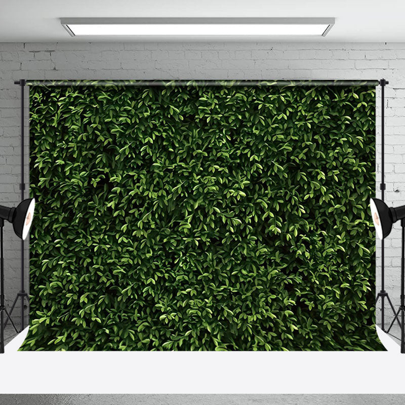 Aperturee - Natural Lush Greenery Wall Spring Photo Backdrop