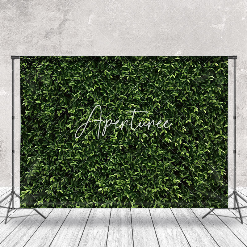 Aperturee - Natural Lush Greenery Wall Spring Photo Backdrop