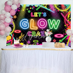 Aperturee - Neon Graffiti Lets Glow Crazy Backdrop for Party