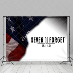 Aperturee - Never Forget Flag Condolences Patriot Day Backdrop