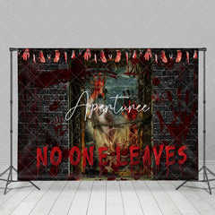 Aperturee - No One Leaves Scary Horror Halloween Atmosphere Backdrop