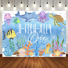 Aperturee - O Fish Ally One Under The Sea Birthday Backdrop