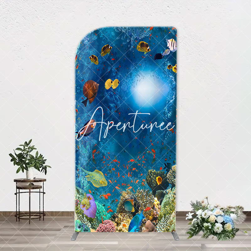 Aperturee - Ocean Animals Birthday Party Chiara Arch Backdrop