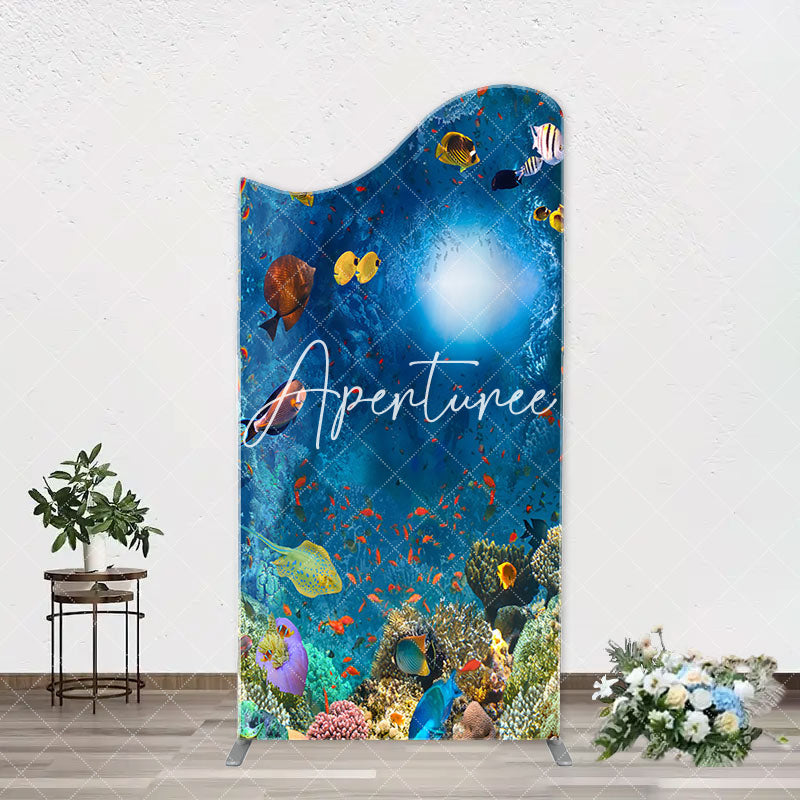 Aperturee - Ocean Animals Birthday Party Chiara Arch Backdrop