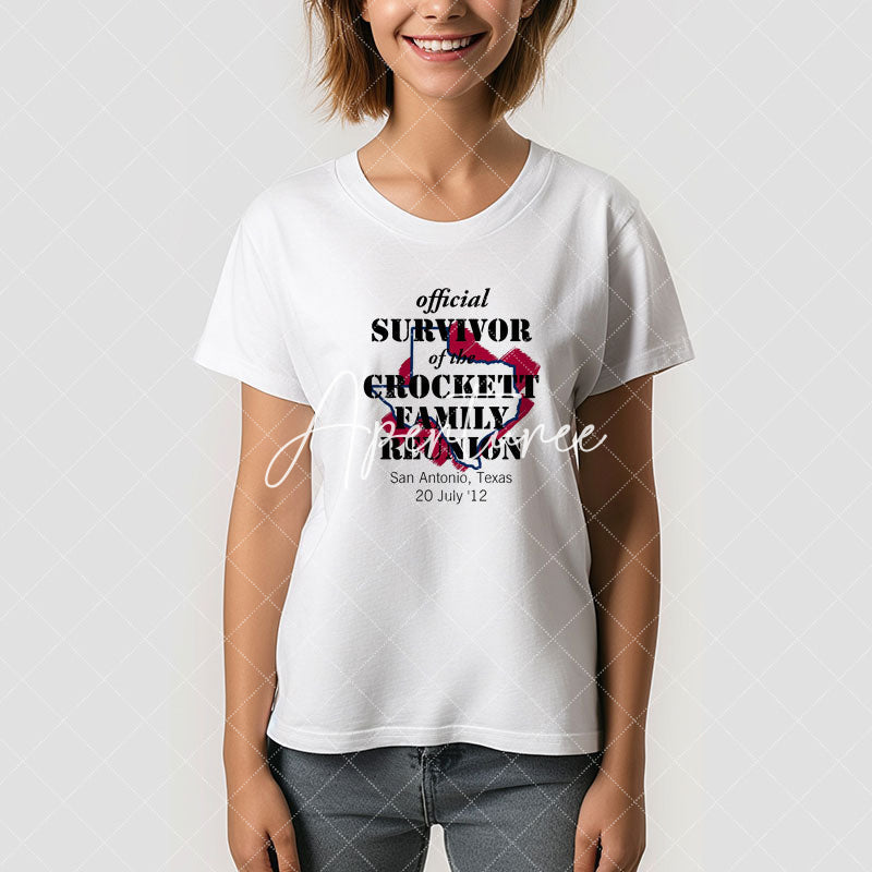 Aperturee - Official Survivor of Texas Family Reunion T-Shirt