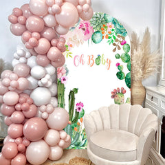 Aperturee - Oh Baby Summer Party Double Sided Arch Backdrop