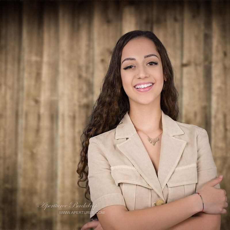 Aperturee - Old Striped Hardwood Board Studio Props Backdrop