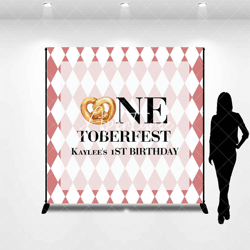 Aperturee - One Toberfest Rhombus Custom 1st Birthday Backdrop