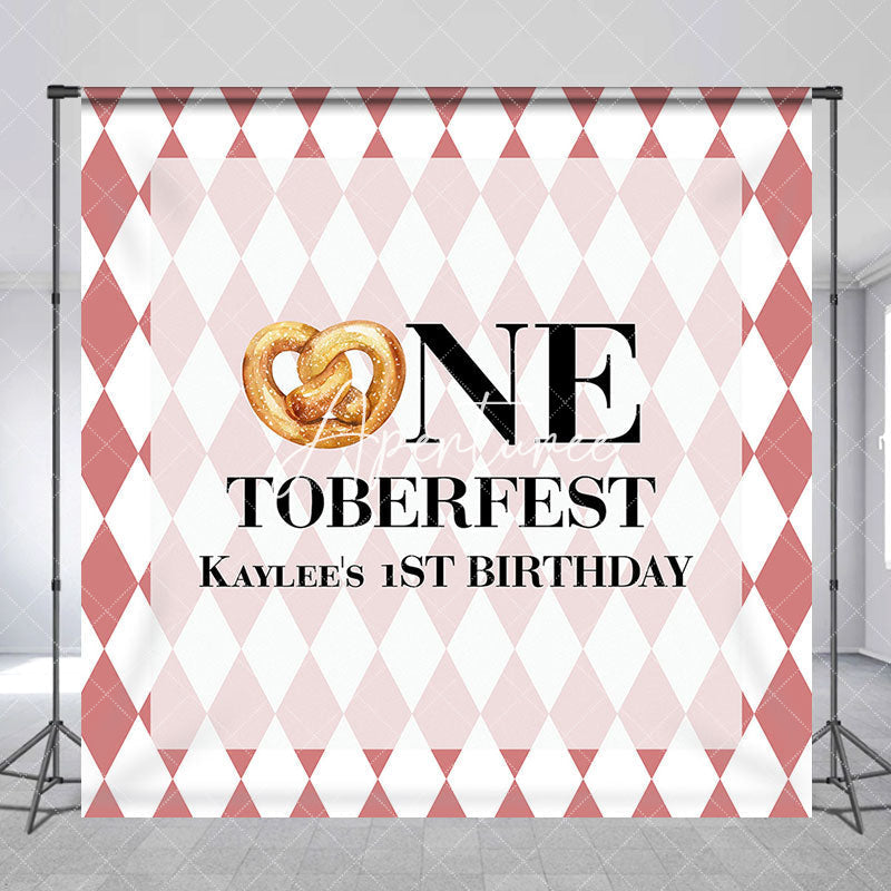 Aperturee - One Toberfest Rhombus Custom 1st Birthday Backdrop