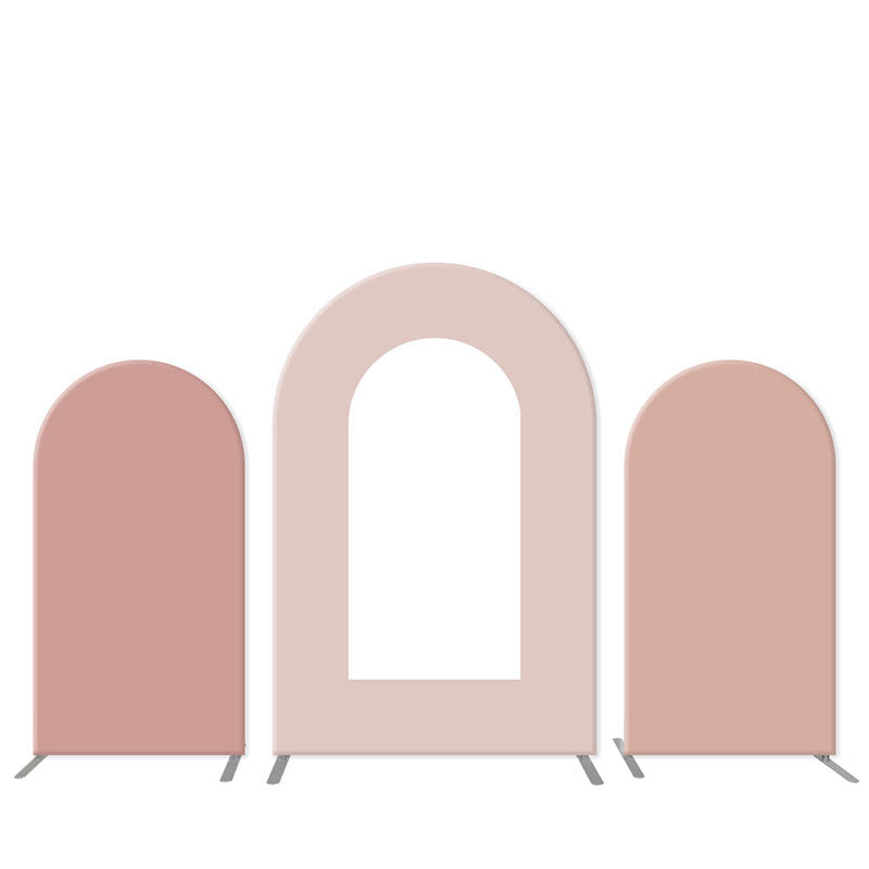 Aperturee Open Pink Theme Arch Backdrop Kit For Birthday Party