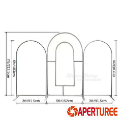 Aperturee Orange Black Bat Halloween Party Arch Backdrop Kit