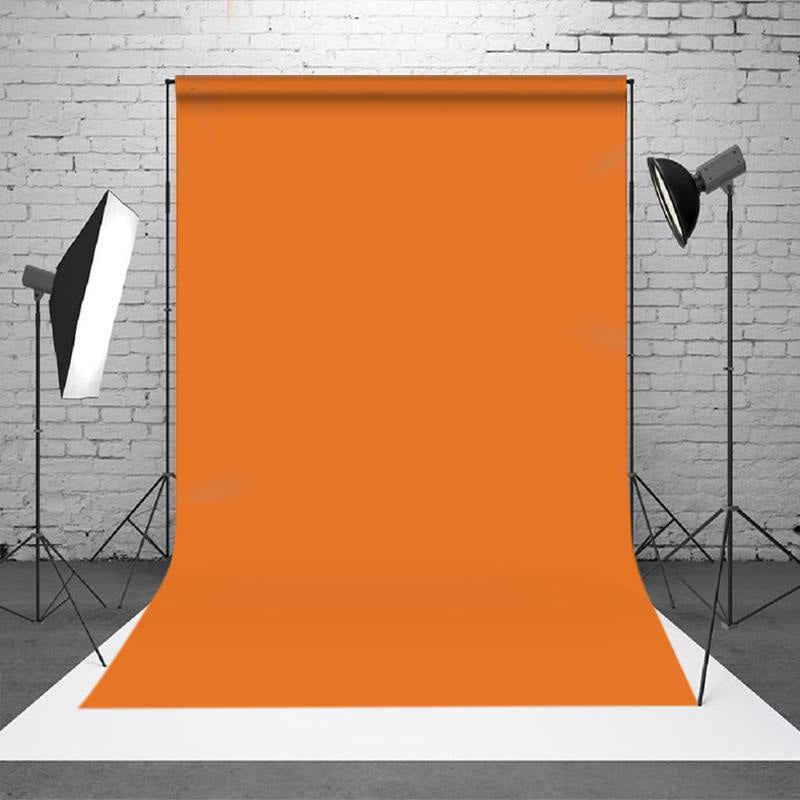 Aperturee - Orange Solid Color Portrait Photo Booth Backdrop