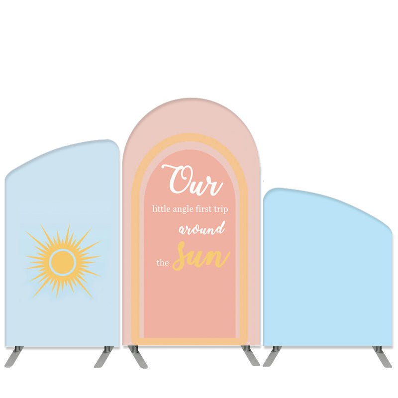 Aperturee Our Little Angle Turning One Birthday Arch Backdrop Kit