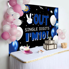 Aperturee - Out Single Digits Im 10 Ballons Birthday Backdrop