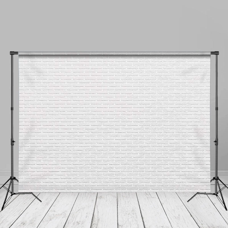 Aperturee - Painted White Brick Wall Photoshoot Studio Backdrop