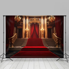 Aperturee - Palace Resplendent In Gold Red Carpet Photo Backdrop