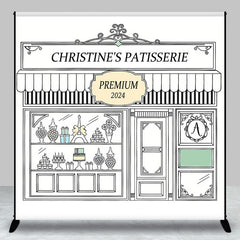 Aperturee - Paris Patisserie Crafts Custom Birthday Backdrop