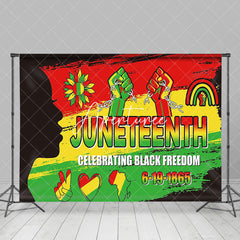 Aperturee - Patriotic Celebrate 1865 Freedom Juneteenth Backdrop