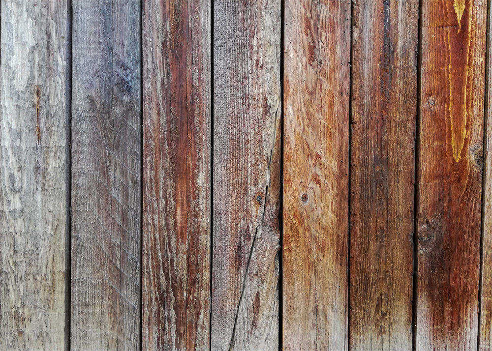 Aperturee - Peeling Paint Brown Wood Texture Rubber Floor Mat