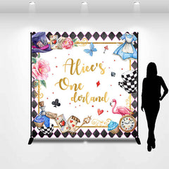 Aperturee - Personalized Onederland Poker Magic Birthday Backdrop