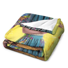 Aperturee - Personalized Photo Minority Girl Arch Door Blanket