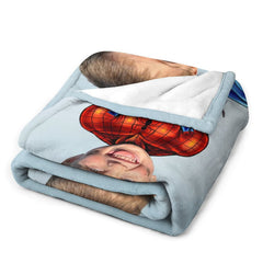 Aperturee - Personalized Photo Super Sipder Hero Boy Blanket