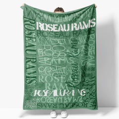 Lofaris Personalized Throws With Name Evergreen Blanket Gift