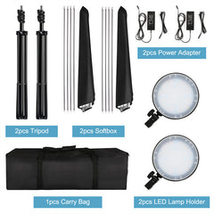 Aperturee - Photography Softbox Lighting Stand Kit For Photo Studio