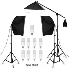 Aperturee - Photography Softbox Lighting Stand Kit For Photo Studio