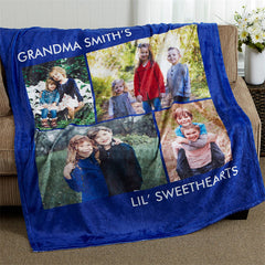 Lofaris Picture Personalized Plush Fleece Photo Blanket