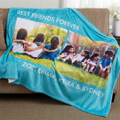 Lofaris Picture Personalized Plush Fleece Photo Blanket