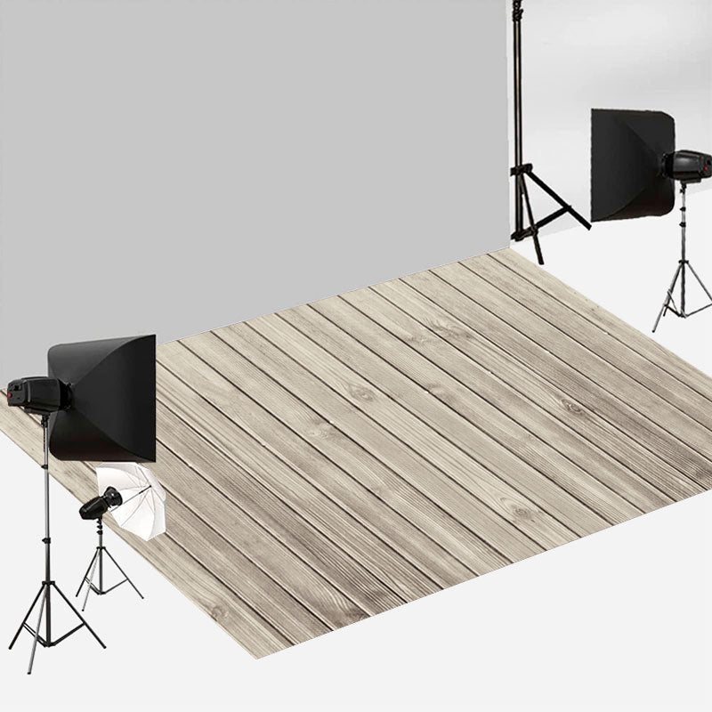 Aperturee - Pin Board Burlywood Vertical Wood Rubber Floor Mat