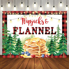 Aperturee - Pine Forest Flapjacks and Flannel Backdrop for Autumn