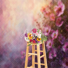 Aperturee - Pink Blooming Flowers Fine Art Photography Backdrop