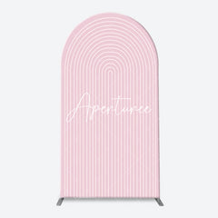 Aperturee - Pink Blue Green White Birthday Arch Backdrop Kit