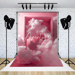 Aperturee - Pink Box Smoke Cake Smash Backdrop For Photography