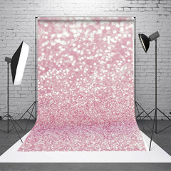 Aperturee - Pink Glitter Bokeh Photography Wedding Backdrop