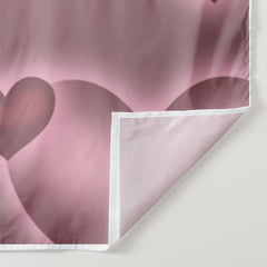 Aperturee - Pink Grey Heart Valentines Day Photography Backdrop