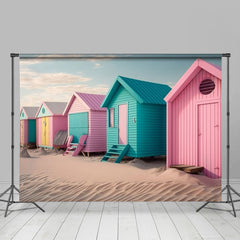 Aperturee - Pink Makeshift House Desert Architecture Backdrop