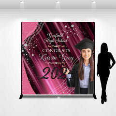 Aperturee - Pink Prom Senior Custom Photo Grad Backdrop