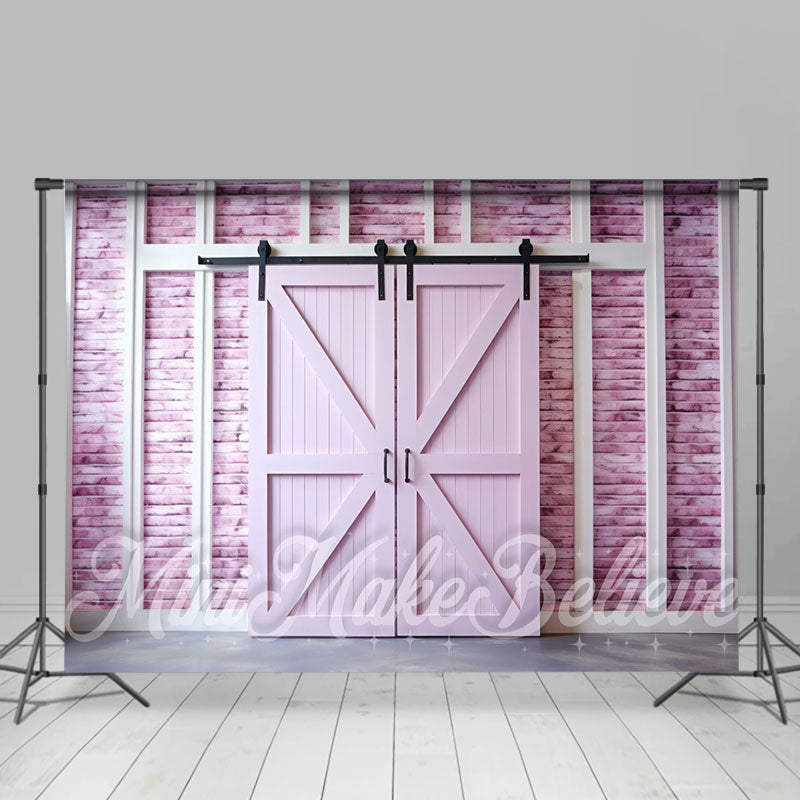 Aperturee - Pink Wooden Retro Wall Backdrop For Photography