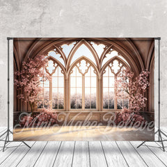 Aperturee - Plum Blossom Tree And Indoor Moslem Window Backdrop