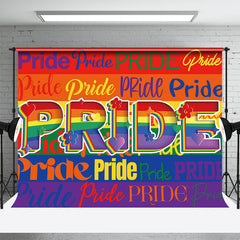 Aperturee - Pride Repeat Colorful Rinbow Strip Dance Backdrop