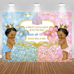 Aperturee - Prince Or Princess Baby Shower Backdrop For Party