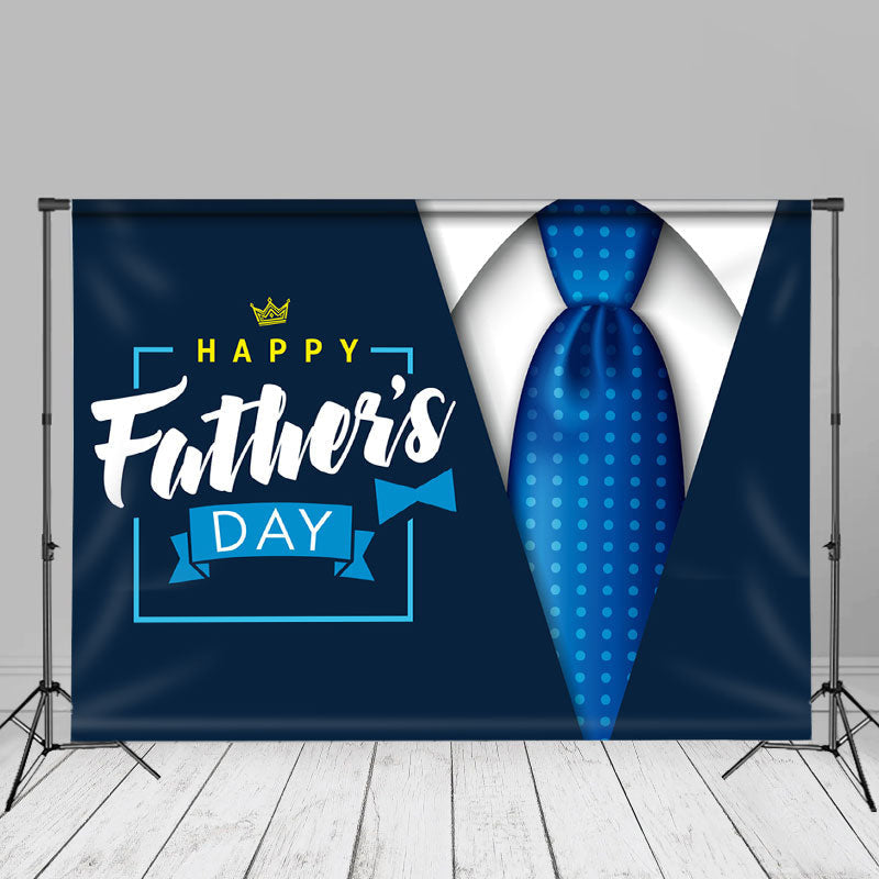 Aperturee - Professional Dark Blue Suit Fathers Day Photo Backdrop