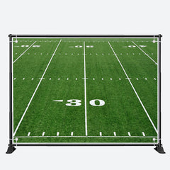 Aperturee - Professional Football Field Lines Sports Backdrop