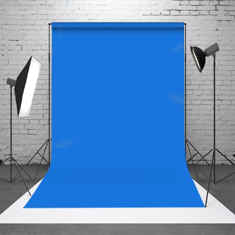 Aperturee - Professional Solid Blue Portrait Photo Booth Backdrop