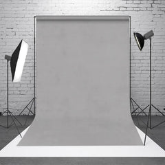 Aperturee - Professional Solid Grey Portrait Backdrop For Studio