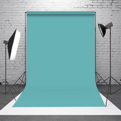 Aperturee - Professional Solid Light Teal Backdrop For Photo Booth